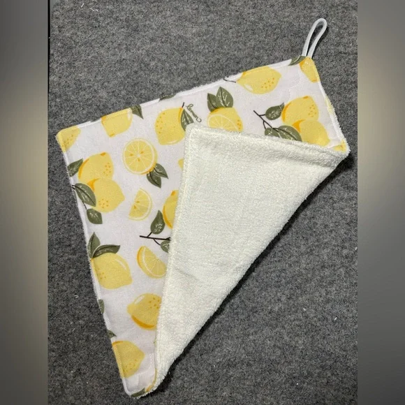 Hand Crafted Lemon Print Softy Cloth - Picture 2 of 4